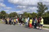 Supporters gather for a rally to show their support for former Brazil President Jair Bolsonaro outside a vacation home where he is staying near Orlando, Fla., on Wednesday, Jan. 4, 2023. (Skyler Swisher/Orlando Sentinel via AP)