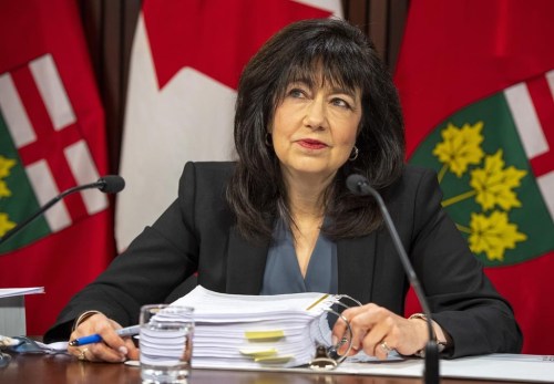 Bonnie Lysyk, Auditor General of Ontario answers questions during her Annual Report news conference at the Ontario Legislature in Toronto on Monday December 7, 2020. Leaders of Ontario's opposition parties have asked Lysyk to probe the province's moves to open up parts of the Greenbelt to developers. THE CANADIAN PRESS/Frank Gunn