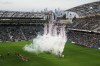 Angel City FC and Kansas City Current players stand on the field before an NWSL soccer match in Los Angeles, Saturday, May 21, 2022. THE CANADIAN PRESS/AP-Ashley Landis