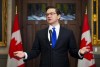 Conservative leader Pierre Poilievre holds a press conference in the foyer of the House of Commons on Parliament Hill in Ottawa on Wednesday, Jan. 25, 2023.&nbsp;Members of Pierre Poilievre's caucus have been told they are no longer allowed to charge taxpayers for their home internet. THE&nbsp;CANADIAN PRESS/Sean Kilpatrick