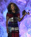Viola Davis accepts the award for best audio book, narration, and storytelling recording for 