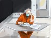 Canadian fashion mogul Peter Nygard is shown in this courtroom sketch in Toronto on Wednesday, Jan. 19, 2022. The Crown says it wants Nygard to make a decision on his pending sex assault charges in Montreal during a hearing in just over two months. THE CANADIAN PRESS/Alexandra Newbould