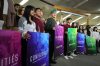 High School students from Kildonan East Collegiate take part in the launch of the province's school attendance awareness campaign. (Ruth Bonneville / Winnipeg Free Press)