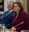 THE CANADIAN PRESS / ADRIAN WYLD
Manitoba Premier Heather Stefanson said she isn’t prepared to sign off on the federal government’s 10-year, $196-billion health funding proposal just yet.