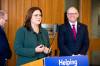 Premier Heather Stefanson and Mayor Scott Gillingham (Mikaela MacKenzie / Winnipeg Free Press files)