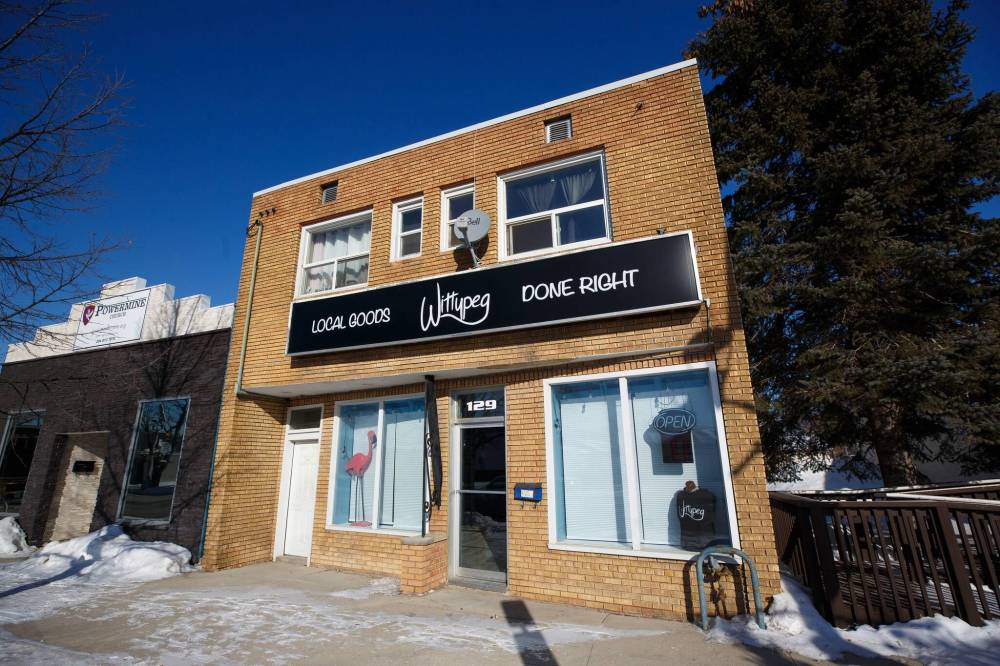 MIKE DEAL / WINNIPEG FREE PRESS
                                Dylan and Alexis Witt recently opened Wittypeg, a new shop at 129 Regent Ave. E. that some describe as a permanent pop-up market, featuring a wide range of made-in-Manitoba goods.