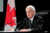 Justice Paul Rouleau releases his report on the Liberal government's use of the Emergencies Act, in Ottawa, Friday, Feb.17, 2023. THE CANADIAN PRESS/Adrian Wyld
