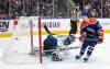 THE CANADIAN PRESS/Jason Franson
                                Edmonton Oilers&rsquo; Kailer Yamamoto scores on Winnipeg Jets goalie Connor Hellebuyck during the second period in Edmonton on Friday.