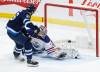 JOHN WOODS / THE CANADIAN PRESS
                                Winnipeg Jets&rsquo; Morgan Barron (36) scores on Edmonton Oilers goaltender Jack Campbell (36) during second period NHL action in Winnipeg, Saturday, March 4, 2023.