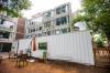 MIKAELA MACKENZIE / WINNIPEG FREE PRESS FILES
                                One of the province&rsquo;s shipping container visitation pods being used at the Convalescent Home of Winnipeg in August of 2022.