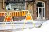 MIKAELA MACKENZIE / WINNIPEG FREE PRESS
                                Albert Street, blocked off for construction, in front of Plant Lab Botanical Design in Winnipeg on Monday, March 20, 2023. For Chris story. Winnipeg Free Press 2023.
