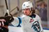 Winnipeg Ice centre Conor Geekie (28) had a five-point night in the Ice&rsquo;s final regular-season game Saturday. (Daniel Crump / Winnipeg Free Press files)