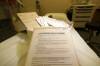 RUTH BONNEVILLE / WINNIPEG FREE PRESS
                                49.8 - SEX ASSAULT AWARENESS Photo of a Forensic Collection kit provided by the RCMP with step by step instructions for sexual assault victims to use to obtain evidence if a patient desires. in an emergency room at the Selkirk Regional Health Centre on Tuesday. Jane Gerster | Health Reporter June 5, 2018