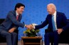Prime Minister Justin Trudeau meets with U.S. President Joe Biden at the InterContinental Presidente Mexico City hotel in Mexico City, Tuesday, Jan. 10, 2023. There's palpable affection between the two leaders, and those who know say it's authentic. THE CANADIAN PRESS/Adrian Wyld