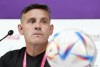 Canada head coach John Herdman at an opening press conference ahead of their first match against Belgium at the World Cup in Doha, Qatar during on Tuesday, November 22, 2022. THE CANADIAN PRESS/Nathan Denette