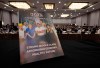 A copy of the Federal budget is seen on a table where media are locked up before it is released Tuesday, March 28, 2023 in Ottawa. THE CANADIAN PRESS/Adrian Wyld