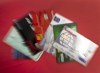 Credit cards shown on in Halifax on Thursday, Oct. 6, 2022. Small business owners are praising a measure in Tuesday's federal budget to lower credit card interchange fees, but some industry representatives argue the move will do little to save money for consumers.THE CANADIAN PRESS/Andrew Vaughan