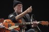 Canadian rock legend Randy Bachman poses with his reunited Gretsch guitar, which was stolen in 1977, during the Lost and Found Guitar Exchange Ceremony&nbsp;at the Canadian Embassy in Tokyo, Friday, July 1, 2022.&nbsp;Bachman will showcase more than 80 of his guitars in a new temporary exhibit set to open at Calgary's Studio Bell next month. THE CANADIAN PRESS/AP-Eugene Hoshiko