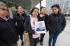 RUTH BONNEVILLE / WINNIPEG FREE PRESS
                                Family members of victim Anthony Sinclair, left to right, Bernadette Thomas (sister) Cheryl Sinclair (sister) Stephanie Sinclair (pink, sister) Ashley Chomik (Right of Stephanie, mother of one of Anthony&rsquo;s six children) and Theresa Sinclair (far right, Anthony&rsquo;s mother).