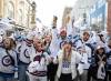 JESSICA LEE / WINNIPEG FREE PRESS
                                The Jets&rsquo; fourth playoff game in their first-round series begins at 8:30 p.m The city is closing certain roads Monday to accommodate the team&rsquo;s second whiteout party of the season.