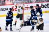 THE CANADIAN PRESS/Fred Greenslade
                                Vegas Golden Knights&rsquo; William Karlsson (71) celebrates his goal on Winnipeg Jets goaltender Connor Hellebuyck during the second period of Game 4 in their NHL Stanley Cup first round series in Winnipeg on Monday.