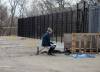 JESSICA LEE / WINNIPEG FREE PRESS
                                Winnipeg Police Service patrol officers discovered a burning body in a Point Douglas warehouse parking lot overnight Thursday.