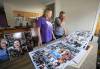 RUTH BONNEVILLE / WINNIPEG FREE PRESS
                                Karen and Doug Reimer, parents of Jordyn, spread out photographs of their late daughter that they had made into poster boards for her memorial.