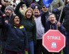 PSAC workers and supporters gather on a picket line in Ottawa, Wednesday, April 19, 2023. The strike by federal workers who are members of the Public Service Alliance of Canada has many people in the agriculture sector worried. THE CANADIAN PRESS/Sean Kilpatrick