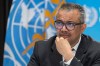 Tedros Adhanom Ghebreyesus, Director General of the World Health Organization (WHO), speaks to journalists during a press conference about the Global WHO on World Health Day and the 75th anniversary at the World Health Organization (WHO) headquarters in Geneva, Switzerland, Thursday April 6, 2023. (Martial Trezzini/Keystone via AP)