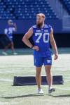 Mike Deal / Winnipeg Free Press
                                Kicker Chandler Staton is in the mix when it comes to earning a job with the Big Blue.