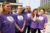 Family members of Jordyn Reimer outside the Law Courts building Monday, from left: Karen, Alex, Doug, Andi and Nikki Reimer. (Mike Deal / Winnipeg Free Press)