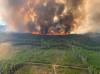 The Bald Mountain Wildfire is shown in the Grande Prairie Forest Area on May 12. (Handout / Government of Alberta Fire Service / The Canadian Press files)