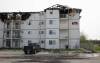 JESSICA LEE / WINNIPEG FREE PRESS
                                A fire broke out at 240 Quail Ridge Rd. Friday night.
