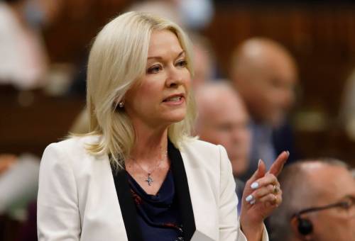 PATRICK DOYLE / THE CANADIAN PRESS FILES
                                Progressive Conservative election campaign co-chair Candice Bergen lamented the entitlement and disengagement of young people, some of whom she described as brainwashed by the education system, while praising a group of young Tory supporters at an event at the Manitoba legislature Wednesday evening.