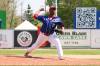 Fish reliever Luis Ramirez was king of the hill Sunday afternoon. He pitched seven innings, giving up five hits and three walks while fanning 10 Canaries. (Supplied)