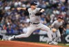 New York Yankees starting pitcher Clarke Schmidt throws to a Seattle Mariners batter during the fourth inning of a baseball game Wednesday, May 31, 2023, in Seattle. (AP Photo/Lindsey Wasson)