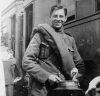 Percy Bousfield leaving Winnipeg in May 1915 as part of the Canadian Expeditionary Force. (Supplied)