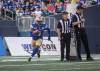 JESSICA LEE / WINNIPEG FREE PRESS
                                Matt Cole was impressive returning kicks Friday night in the Bombers&rsquo; presason game against the Saskatchewan Roughriders at IG Field.