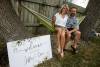 JOHN WOODS / WINNIPEG FREE PRESS
                                Desiree Penner and Jeff Sinnock, who were supposed to be married at Fort Gibraltar this past weekend, had to scramble to hold their wedding at another venue, a day after a palisade collapsed on the site&rsquo;s grounds.