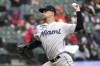 Miami Marlins starting pitcher Braxton Garrett throws against the Chicago White Sox during the first inning of a baseball game in Chicago, Sunday, June 11, 2023. (AP Photo/Nam Y. Huh)