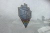 The logo for an OceanGate Expeditions 2019 Titanic expedition is seen on a marine industrial warehouse office door in Everett, Wash., Tuesday, June 20, 2023. Five explorers eager to view the underwater wreck of the Titanic remained lost at sea Tuesday as a massive search operation continued in the North Atlantic. THE CANADIAN PRESS/AP, Ed Komenda