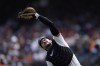 San Francisco Giants catcher Patrick Bailey catches a ball hit by Arizona Diamondbacks' Ketel Marte during the sixth inning of a baseball game in San Francisco, Sunday, June 25, 2023. (AP Photo/Jed Jacobsohn)
