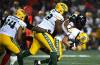 Justin Tang / The Canadian Press
                                Edmonton Elks QB Jarret Doege (right) gets sacked by Ottawa Redblacks defensive lineman Kene Onyeka in the Redblacks&rsquo; victory last week.