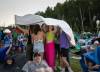 JESSICA LEE / WINNIPEG FREE PRESS
                                Intermittent lightning and heavy rain sent the Folk Fest crowd scattering before the skies parted and the concert resumed more than an hour later.
