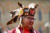AFN National Chief RoseAnne Archibald attends a commemorative ceremony, on Parliament Hill in Ottawa on Wednesday, June 21, 2023. THE CANADIAN PRESS/Sean Kilpatrick
