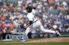 Detroit Tigers relief pitcher Jason Foley throws against the Toronto Blue Jays in the eighth inning of a baseball game, Saturday, July 8, 2023, in Detroit. (AP Photo/Paul Sancya)
