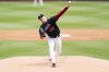 Washington Nationals starting pitcher Patrick Corbin delivers during the first inning of a baseball game against the Texas Rangers, Sunday, July 9, 2023, in Washington. (AP Photo/Stephanie Scarbrough)