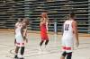 Mike Thiessen / Winnipeg Free Press
                                A member of the Hong Kong police force eyes a foul shot in a WPFG basketball game against U.S. Customs and Border Patrol officers.
