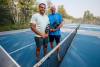 JOHN WOODS / WINNIPEG FREE PRESS
                                With the aid of Pickleball Manitoba, Fardoe (left) and Rush recently distributed a second online survey to test the feasibility of their plans.