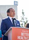 Mike Thiessen / Winnipeg Free Press
                                Manitoba NDP leader Wab Kinew promised to reopen the Victoria General Hospital&rsquo;s emergency room if his party wins the Oct.3 elections.